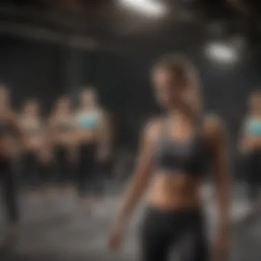 Find Motivation in Group Fitness Sessions A diverse group of individuals engaging in a fitness class