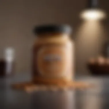 Keto-friendly peanut butter jar