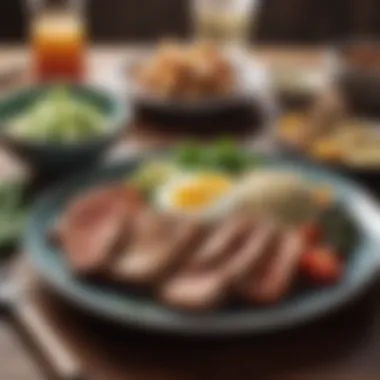 Delicious Options for Your Keto Meal A beautifully arranged plate showcasing a delicious keto meal
