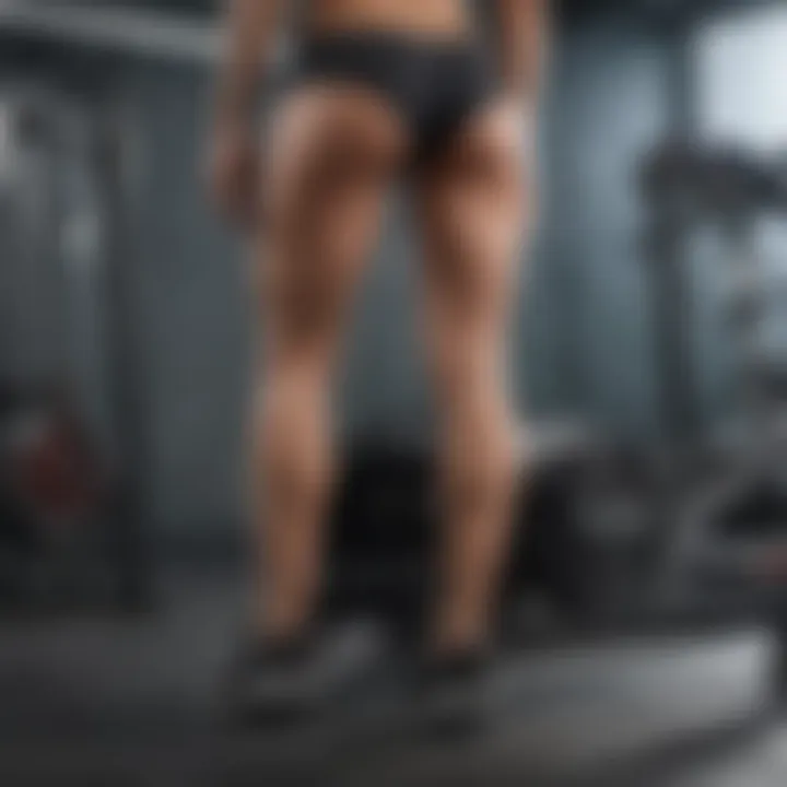 Leg press machine for glutes