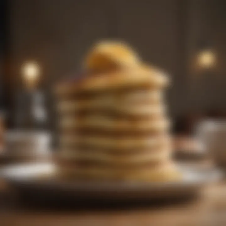 Stack of Low-Carb Pancakes