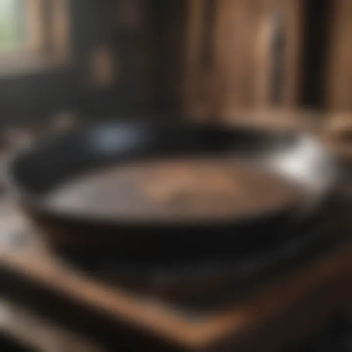 Storing tips for cast iron skillet