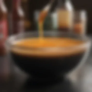 Harmonious Blend: Achieving Ideal Consistency Visual depiction of the perfect sauce consistency