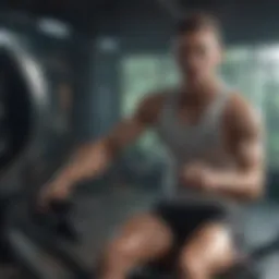 Rowing machine technique focus