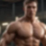 Sculpted physiques of champions