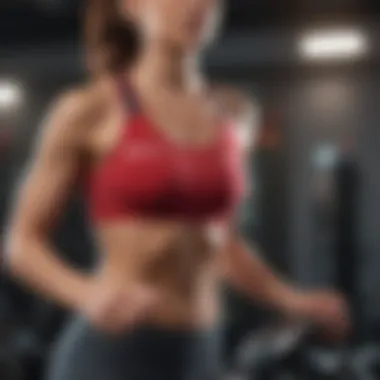 Monitoring Heart Rate for Optimal Weight Loss Heart rate monitor displaying data during a cardio exercise