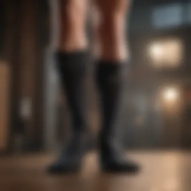 Medical Professional Explaining Benefits of TED Stockings