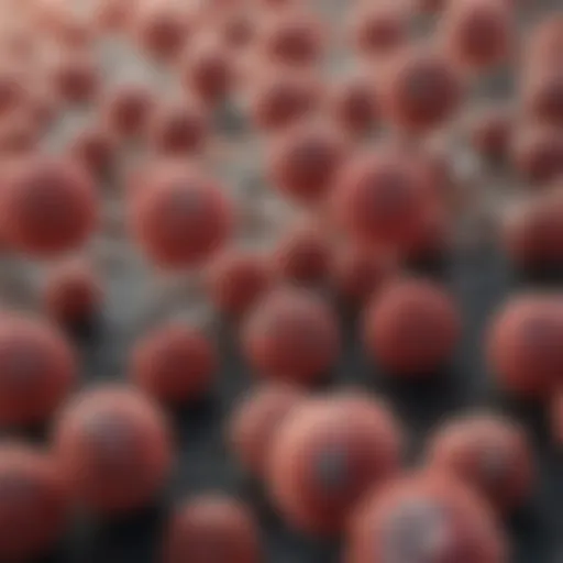 Illustration depicting microscopic view of STI pathogens
