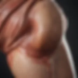 Illustration depicting muscle anatomy in the thigh