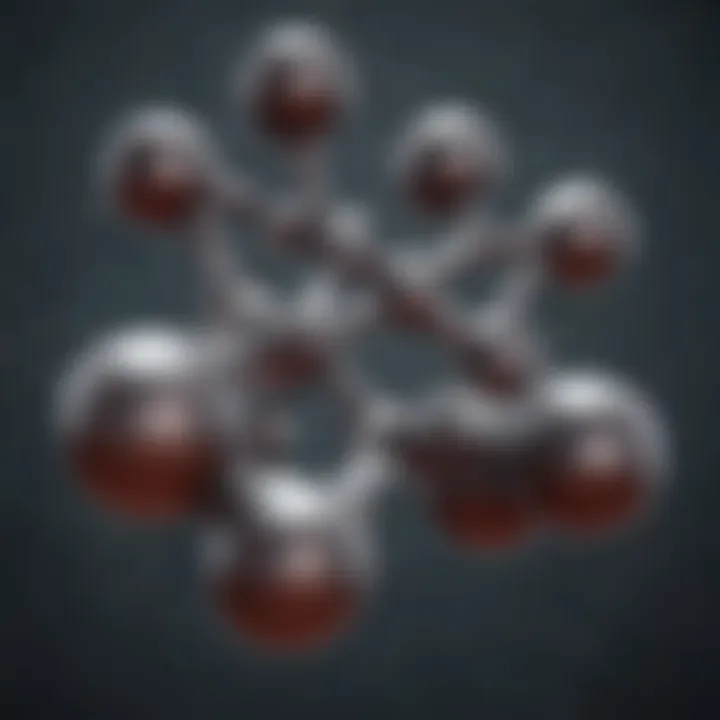 Molecular structure of N-Acetylcysteine highlighting its antioxidant properties