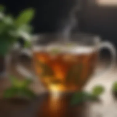 Stress-Relieving Peppermint Tea