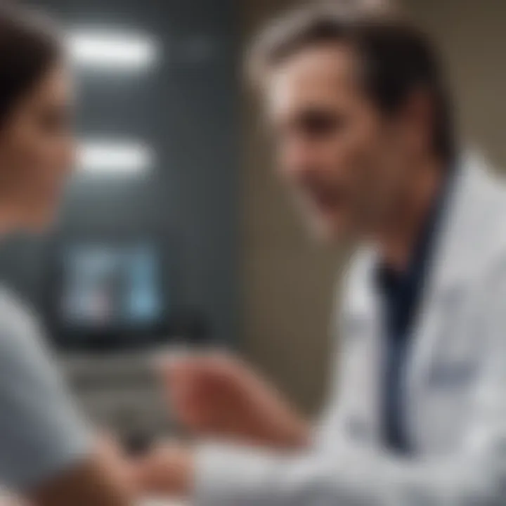 A doctor discussing treatment options with a patient