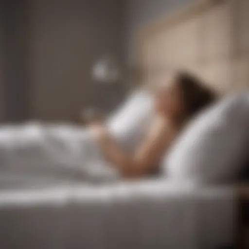 A serene bedroom environment promoting restful sleep