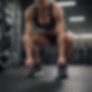 Optimal Technique: Squatting with Nike Training Shoes Athlete demonstrating squat technique in Nike shoes