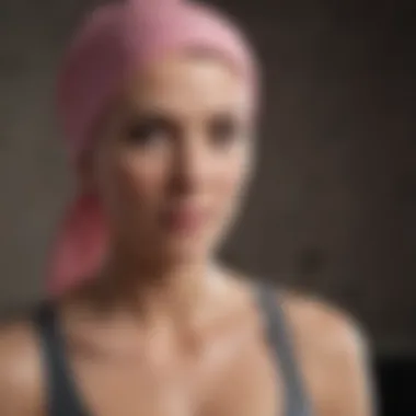 Portrait of a renowned actress who bravely fought breast cancer