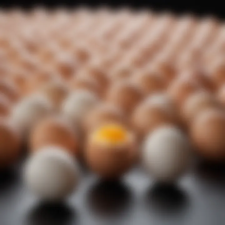 Visual representation of satiety levels after egg consumption