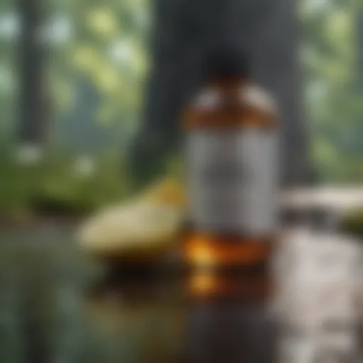 Natural ingredients in a lab setting