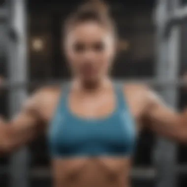 Incline barbell press showcasing strength