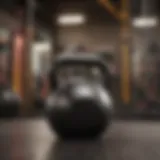 Person doing kettlebell swings at Planet Fitness