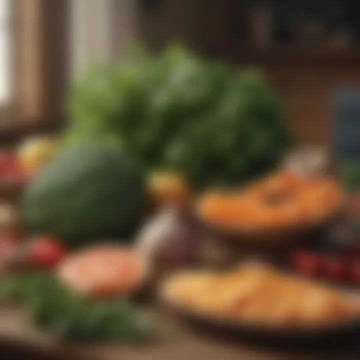 Vibrant fresh produce for ketogenic meal prep