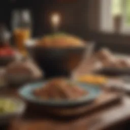 Gourmet keto spread on elegant tableware