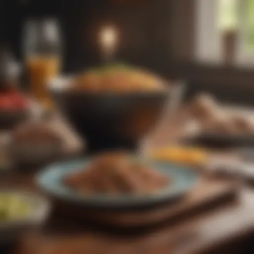 Gourmet keto spread on elegant tableware