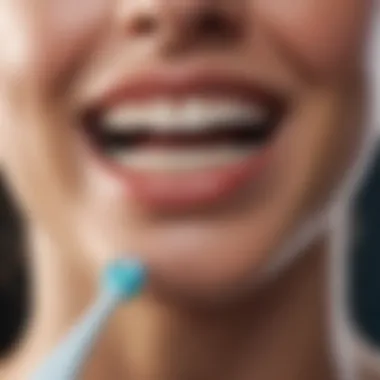 Effective Oral Health Practices Illustration of oral hygiene routine