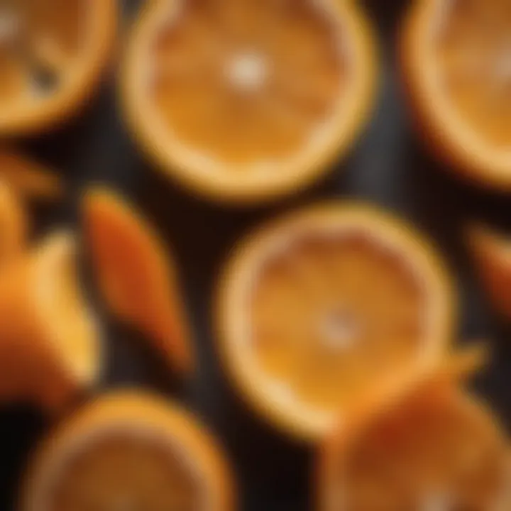 Orange Peel Texture Close-Up