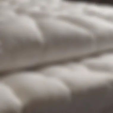 Organic cotton mattress topper for natural comfort