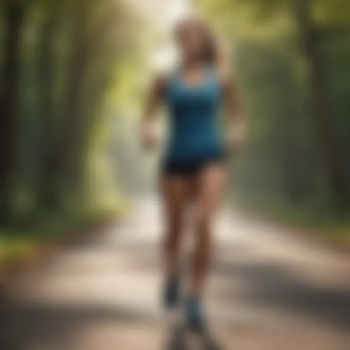 Physical fitness strategies - Illustration of a roadmap to fitness success