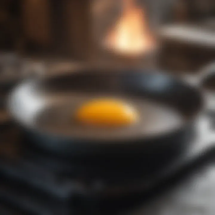 Proper drying techniques for iron skillet