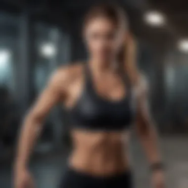 High-Intensity Interval Training for Rapid Fat Loss Energetic woman doing high-intensity interval training