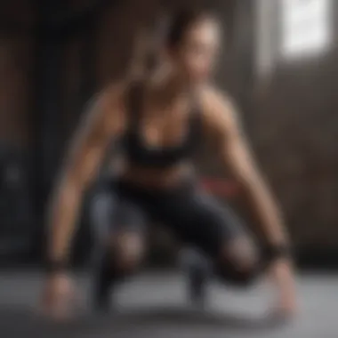 Resistance band for targeted lower back exercises