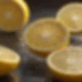 Vibrant Lemon Slices and Water