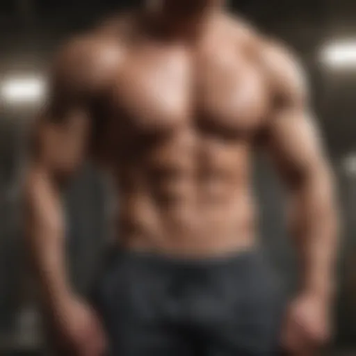 Focused athlete performing advanced ab exercises