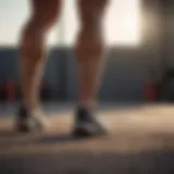 Sculpted calves through exercise