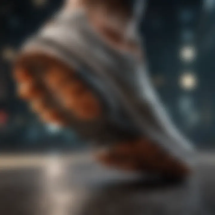 Sneaker sole structure for stability and balance