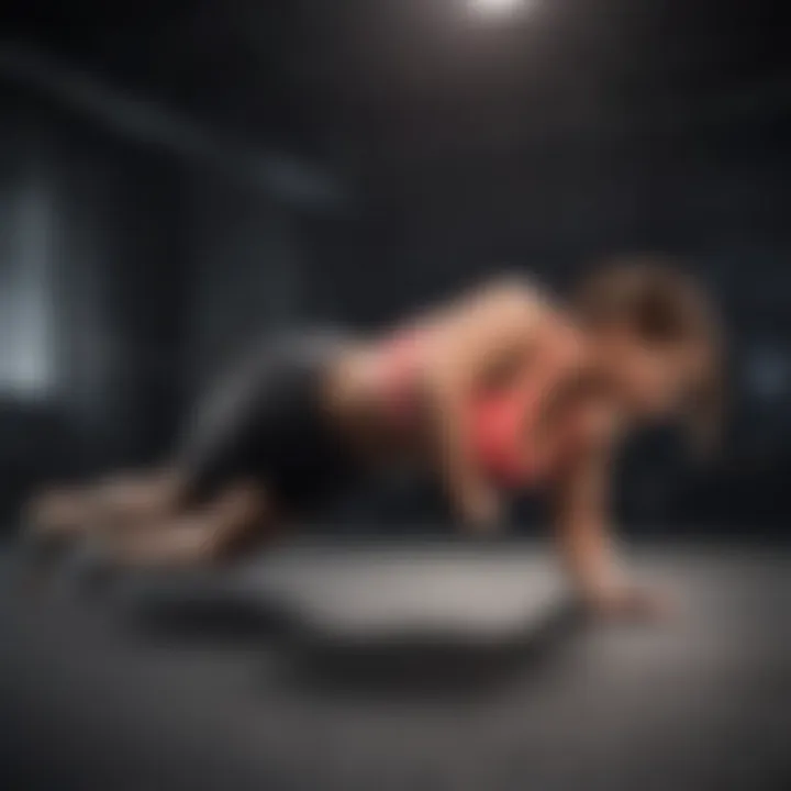 Side plank variation to strengthen obliques and core stability