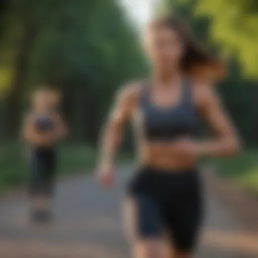 Dynamic outdoor workout session showcasing various exercise techniques.