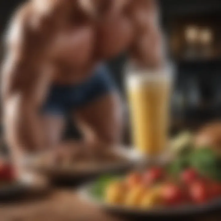 Nutrient-dense meal emphasizing muscle repair and growth