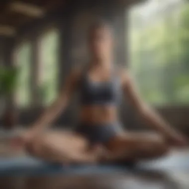 A serene environment for yoga practice