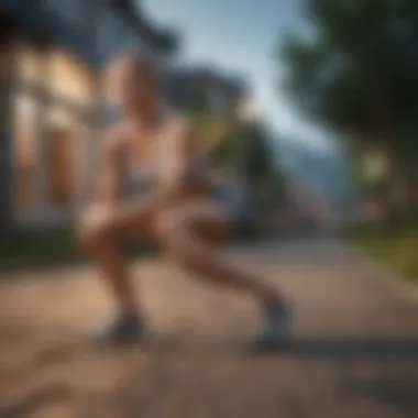 A serene outdoor environment encouraging physical activity