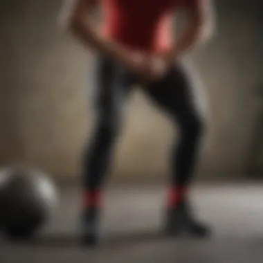 Illustration demonstrating proper form for goblet squats