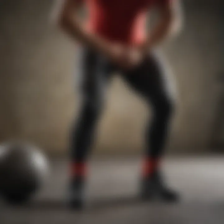 Illustration demonstrating proper form for goblet squats