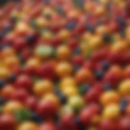 A vibrant display of fresh fruits symbolizing natural sweetness