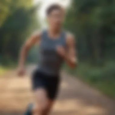 Graph showcasing running performance improvements