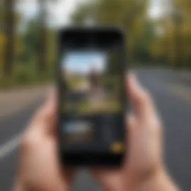 Running App User Interface User interface of a popular running app focusing on pace