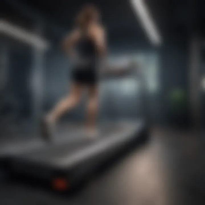 Visualization of the benefits of treadmill workouts displayed through engaging infographics.