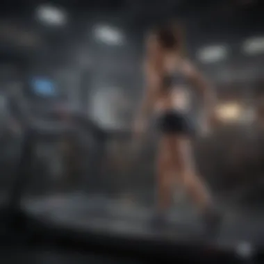 Dynamic Treadmill Training Dynamic treadmill training session showcasing a high-intensity workout.