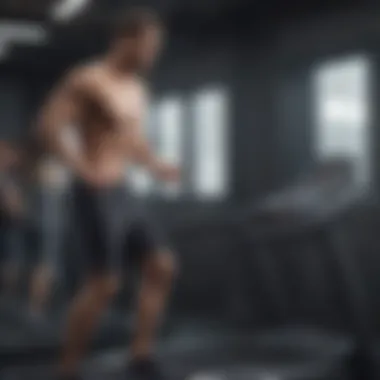 Proper Treadmill Techniques Illustration depicting proper posture and techniques for effective treadmill use.